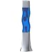 Groovy S-Shape Motion Lamp with Blue Wax in Blue Liquid