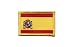 Écusson brodé Flag Patch Espagne - 8 x 6 cm