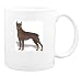 Mug with dog, vicious, doberman, pet