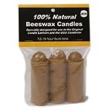 UCO 12-15 Hour 100% Natural Beeswax Candles (3-Pack)