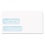 Columbian CO168 (#9) 3-7/8x8-7/8-Inch Dubl-Vue Window Grip-Seal Security Tinted White Envelopes, 500 Count