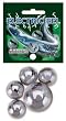 Mega Marbles - ELECTRIC EEL MARBLES NET (1 Shooter Marble, 24 Player Marbles & 2 Display Rings)