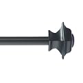 Room Essentials Square Cafe Rod - Black (28-48")