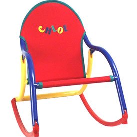 Folding Toddler Rocker - Color: Primary Canvas