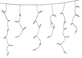 Good Tidings 4869008 Icicle Light Set 10.5 Feet Long with 100 Multi-Colored LED Lights