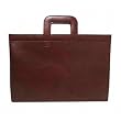 Portfolio With Handles, 17 1/2"x11 1/2", Burgundy (SPR01741) Category: Briefcases
