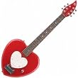 Daisy Rock Debutante Heartbreaker Short Scale Red Hot Red Electric Guitar