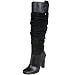 Nine West Women's Sphinx Boot,Black Suede,10 M US