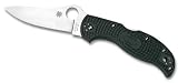 Spyderco Stretch ZDP-189 Lightweight Plain Edge Knife, Green