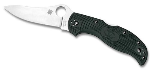 Spyderco Stretch ZDP-189 Lightweight Plain Edge Knife, Green Spyderco Stretch ZDP-189 Lightweight Plain Edge Knife, Green Hunting Knives