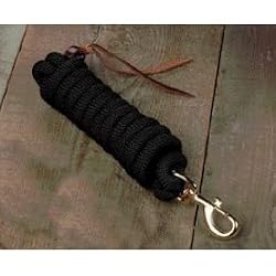 Hamilton 10' x 5/8" Cowboy Braided Poly Lead, Black