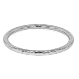 3146t6xAgTL. SL160  Sterling Silver Oval Hammered Bangle Bracelet Reviews