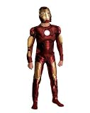 Disguise Iron Man Movie Quality Muscle Comics Super Hero Costume