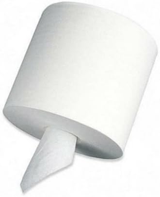 Green Bay Converting Paper Towel Roll, 2-Ply Center-Pull, 8" Width x 10" Length, White, 600 Sheets per Roll (Pack of 6)