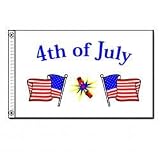 4th of July Flag by Arkansas Flag and Banner