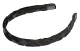 L. Erickson USA Italian Velvet 1/2 Ultra Comfort Headband - Stepping Stone Black