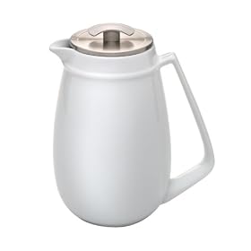 Bonjour Maurice Ceramic Porcelain Coffee Press, White