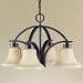 Murray Feiss Grecian Bronze Cabbott Bridge Chandeliers Mid Sized