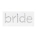 Bride Sparkle Iron On Decal