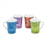Rose Design Mugs - 1 set