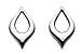 Kit Heath 40EKHP Ladies Organic Teardrop Stud Earrings