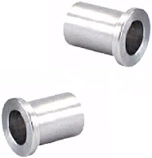 Set of 2 Top Hat Type Spanner Bushings / Spacer / Reducer 5/16" OD x 1/4" ID x 7/16" Long 7184-002