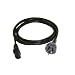 Interpower 86210140 Australian Hospital Grade Cord Set, AS/NZS 3112:2000 Plug Type, IEC 60320 C13 Connector Type, Clear Plug Color, Black Cable Color, 10A Amperage, 250VAC Voltage, 2.5m Length