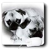 Dogs Pug - Hug a Pug Puppies - Mouse Pads