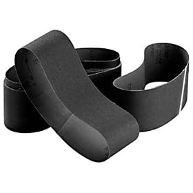 Porter-Cable 53395 4-Inch x 24-Inch 80 Grit Black Belt Premium Sanding Belts - 5 Pack by Porter-Cable