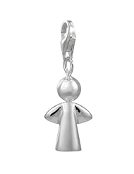 VINANI brand Germany 925 Sterling Silver Charm Pendant Guardian Angel shiny HSEG