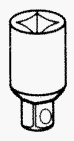 3/8 Drive Adapters - 3/8 DRIVE ADPT FEMALE 1/4