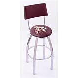Mississippi State Bulldogs 30 Single-ring Swivel Bar Stool with seat back