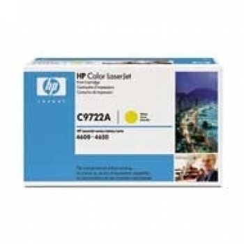 C9722A HP Color LaserJet 4650 Smart Printer Cartridge Yellow (8000 Yield) - (Genuine Orginal OEM toner)