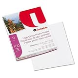 Innovera 99410 Innovera Inkjet Glossy Photo Paper, 8-1/2 x 11, 100 Sheets per Pack