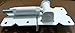 Vinyl Fence Hardware - Single Gate Kit - White (Vinyl Gate Hinges and Latch)