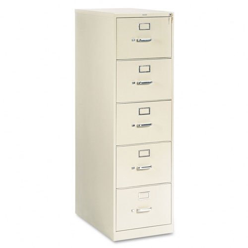 310 Series Five-Drawer Legal Vertical File Finish: Putty