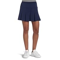 Bollé Women's Essential Multi-Pleat Tennis Skirt, Navy, Large