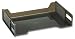 Rubbermaid 16003 Basic Side Load Stackable Tray, 3 High, Letter Size, Smoke, Carton of 6