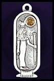 Egyptian Zodiac Cartouche - Hathor (May 26 - Jun 24) on a 30 Black Cord