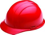 ERB 19764 Americana Cap Style Hard Hat with Slide Lock, Red