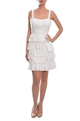 Cotton Jacquard Corset   Waistline Evening Dress 