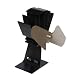 from UNIVERSAL FIRST4SPARES WARM AIR FAN For UNIVERSAL Heat Powered Wood Burning Gas Stove Tops - Silent Eco Friendly WARM AIR FAN In GOLD