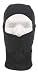 Motorrad Ski Sturmhaube Schlitz Elasthan schwarz