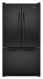 KitchenAid Architect Series II KBFS20ETBL 19.7 Cu. Ft. Counter-Depth French Door Refrigerator with Interior Water Dispenser, Automatic Ice Maker, Sabbath Mode & 4 Glass Shelves: Black