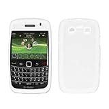 White Soft Silicone Gel Skin Cover Case for BlackBerry Bold 9700 [Accessory ....