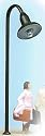 Walthers Cornerstone - Working Street Lamps - Station Platform Light (2) HO