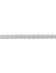 Sterling Silver 20 Inch 200 French Wheat Chain Necklace - 3.5mm Wide