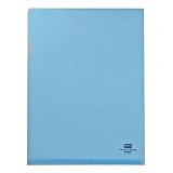 (Price/PK)Transparent File Holders, Water Resistant, 11x8-1/2, Blue