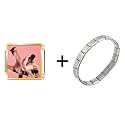 Martial Art Italian Charm Bracelet
