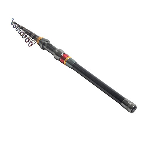 Carbon Fishing Rod Telescopic Saltwater Spinning Fishing Pole
